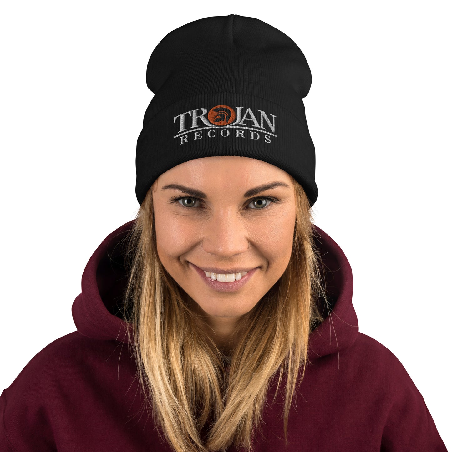 Trojan records Embroidered Beanie
