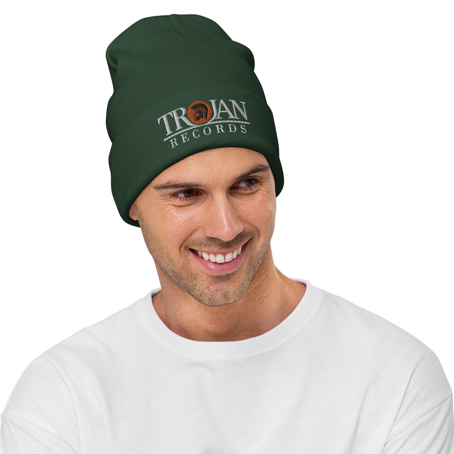 Trojan records Embroidered Beanie