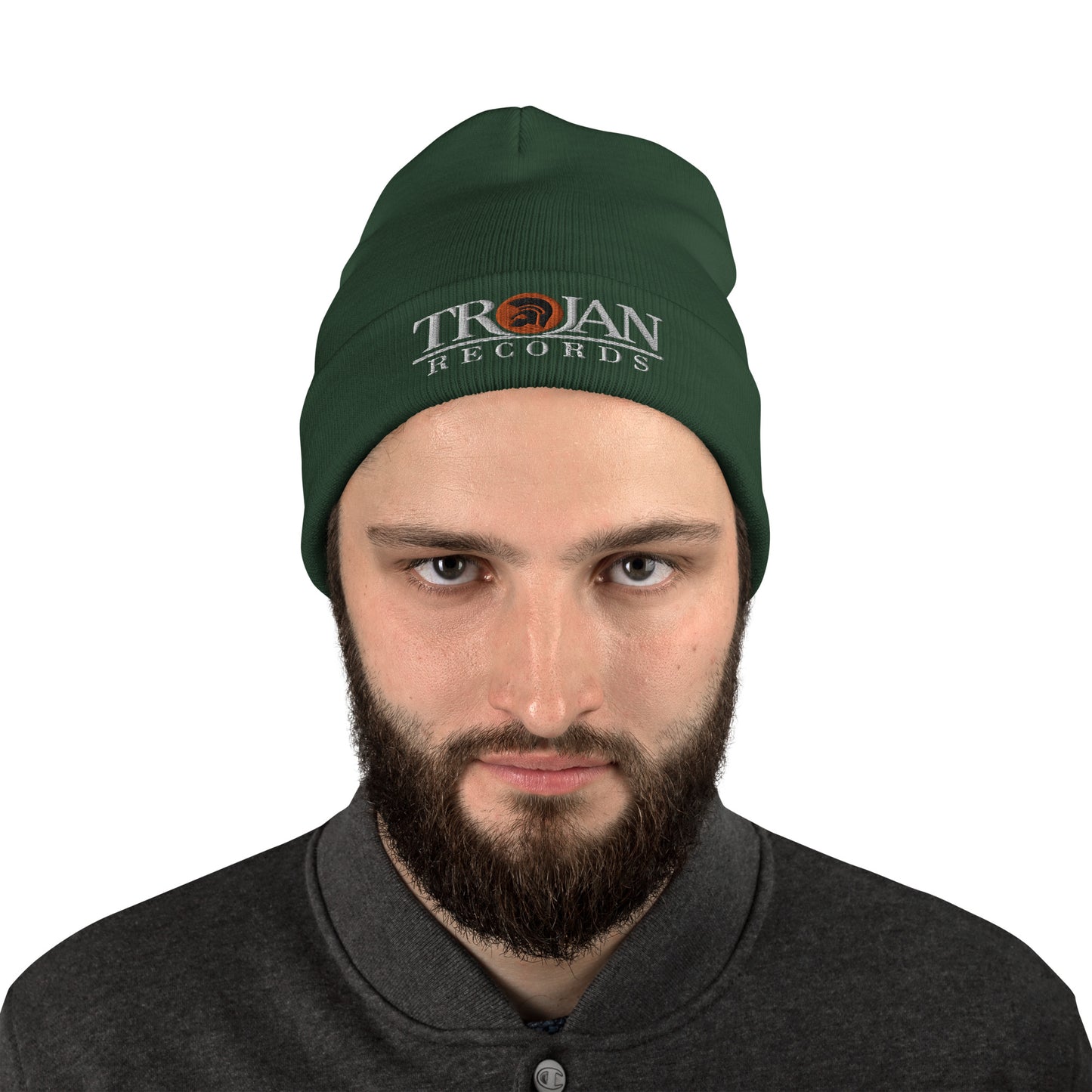 Trojan records Embroidered Beanie