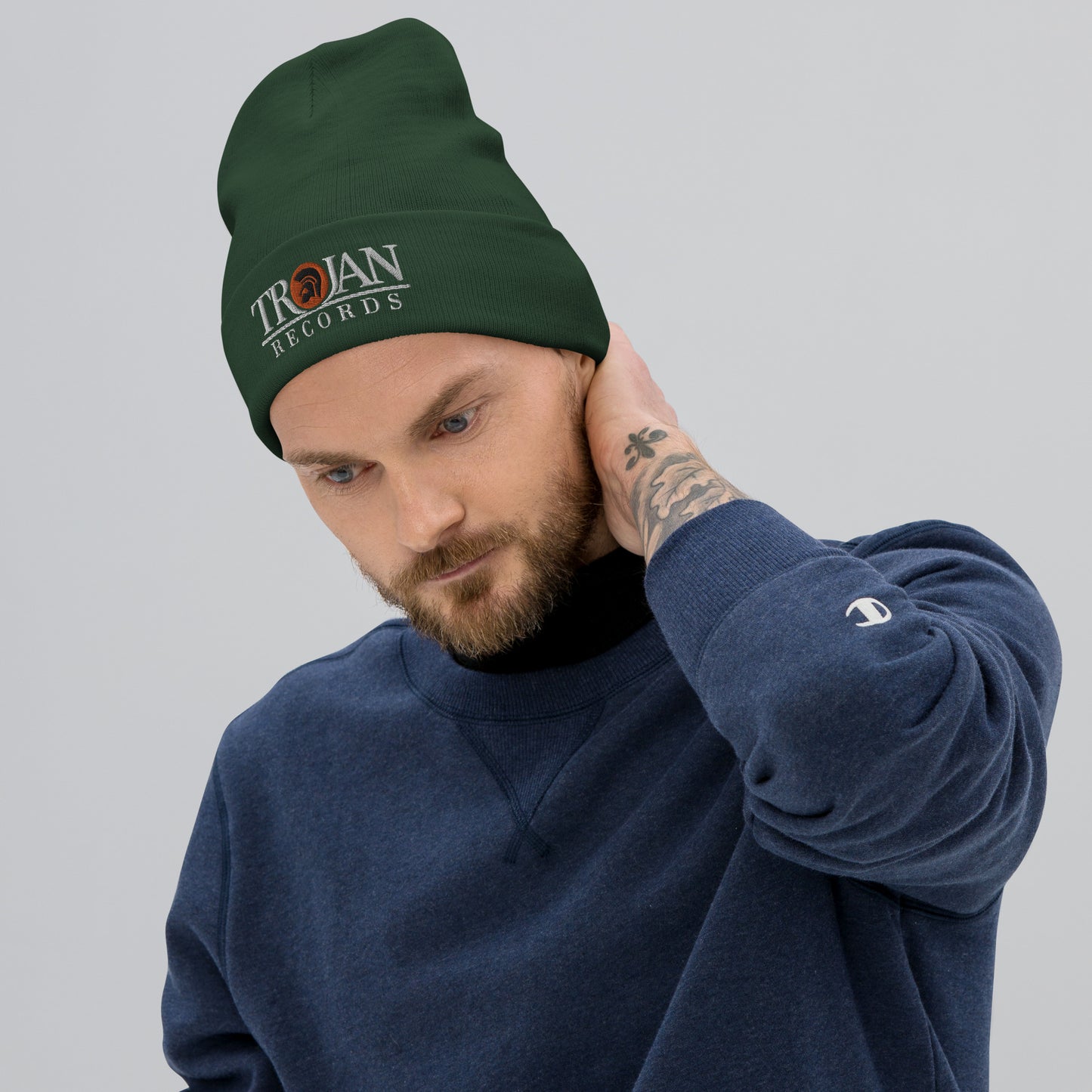 Trojan records Embroidered Beanie