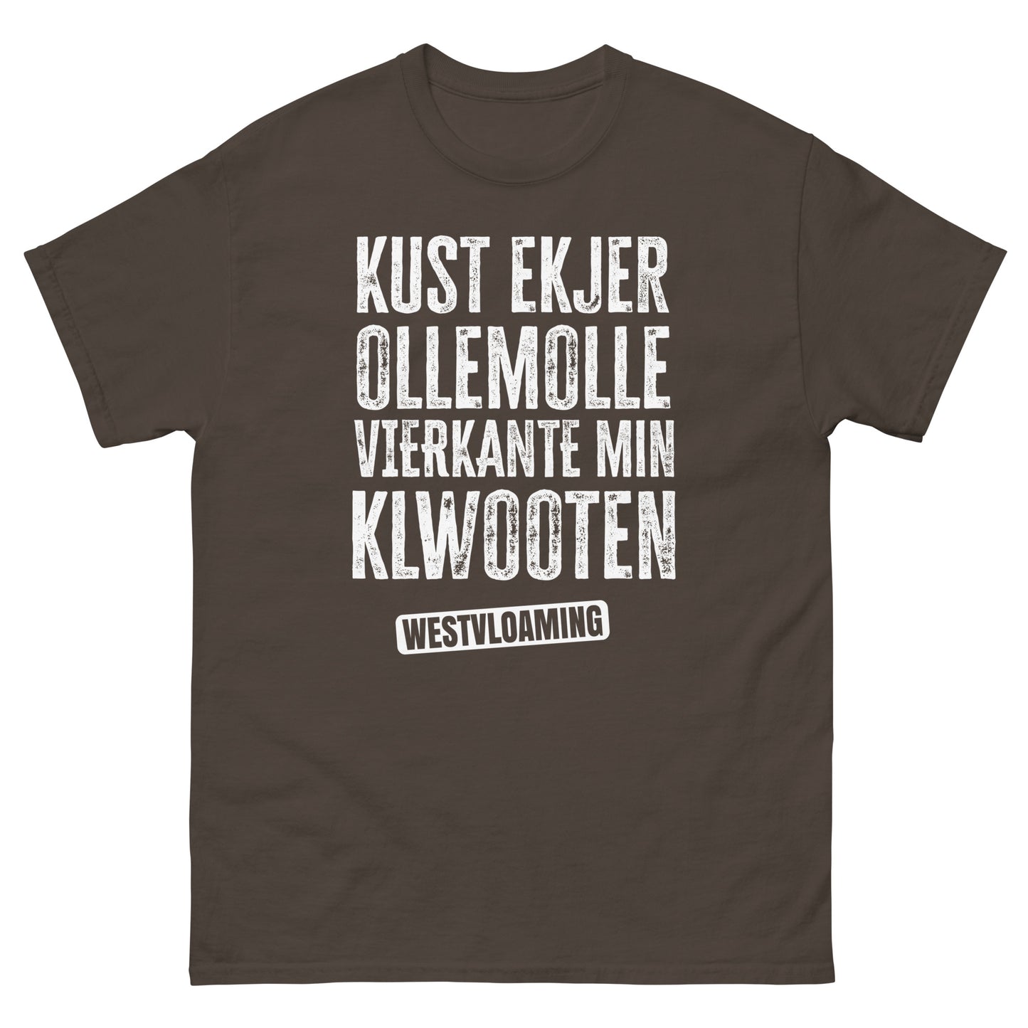 kust vierkantig mien klwooten Unisex classic tee