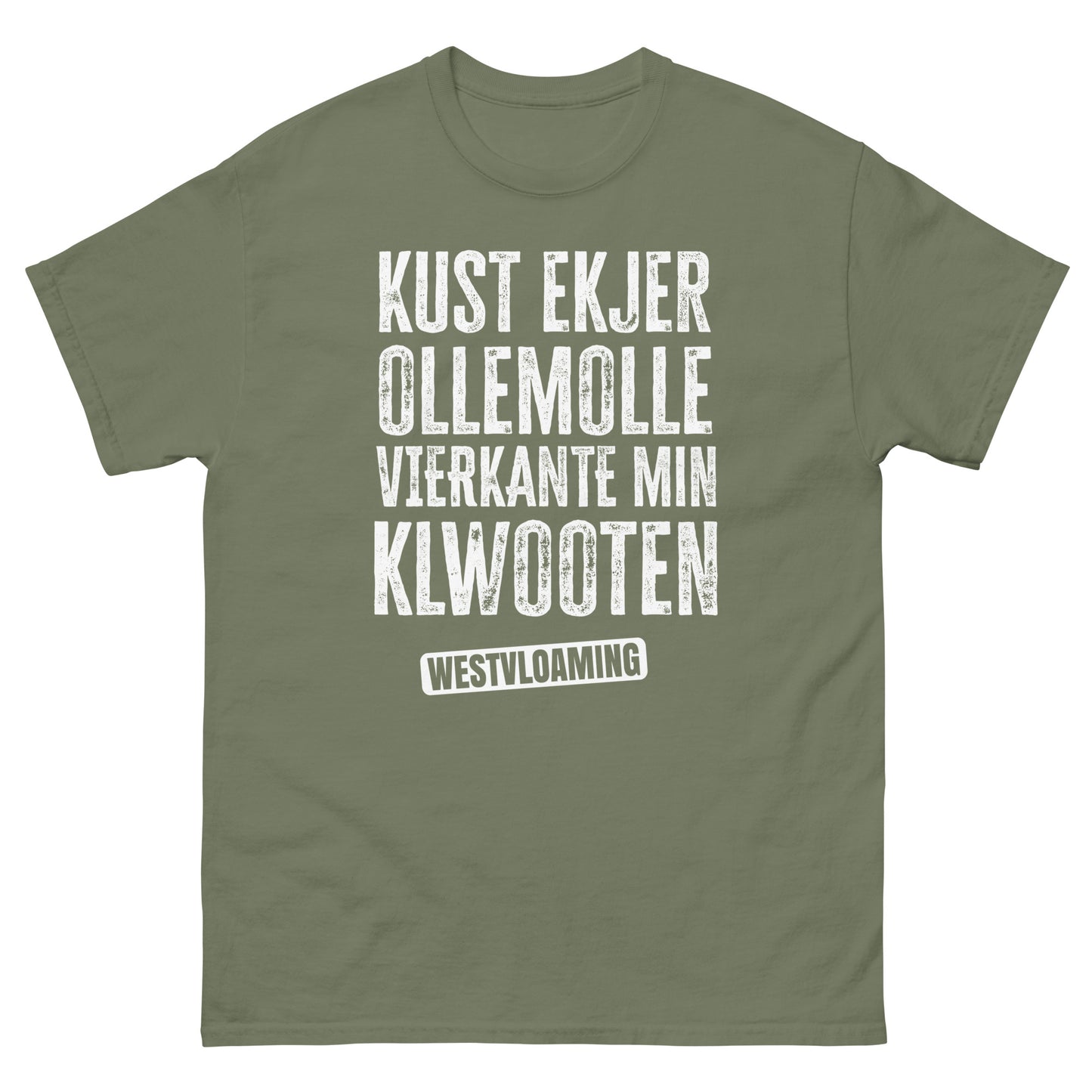 kust vierkantig mien klwooten Unisex classic tee