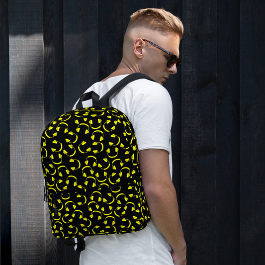 smiley dj headset Backpack