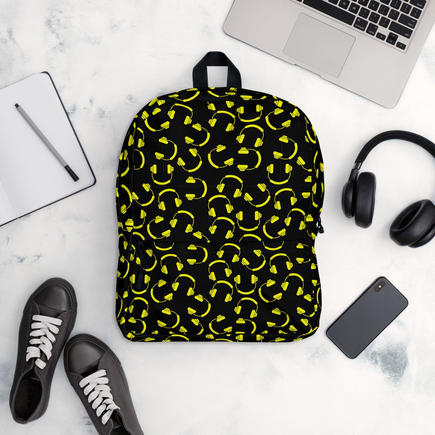 smiley dj headset Backpack