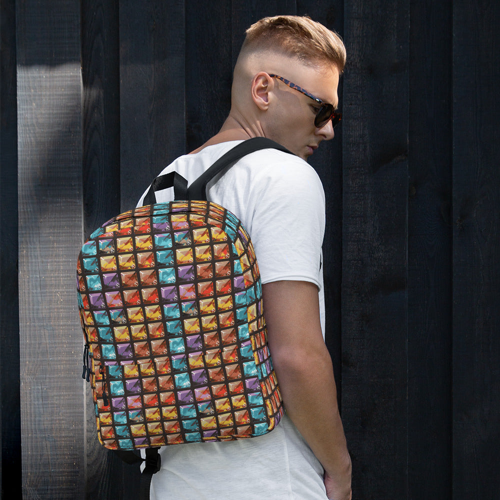 Diamond grid game Backpack