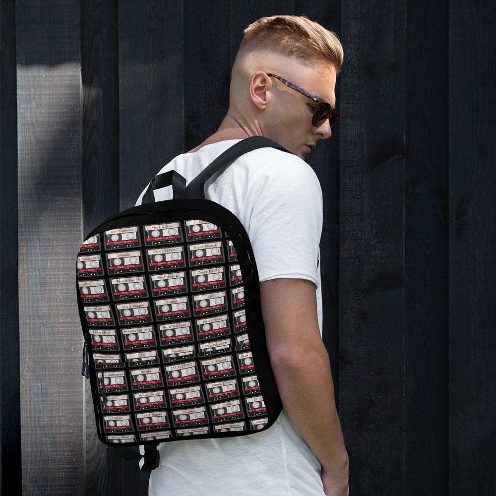 Music Cassette Backpack