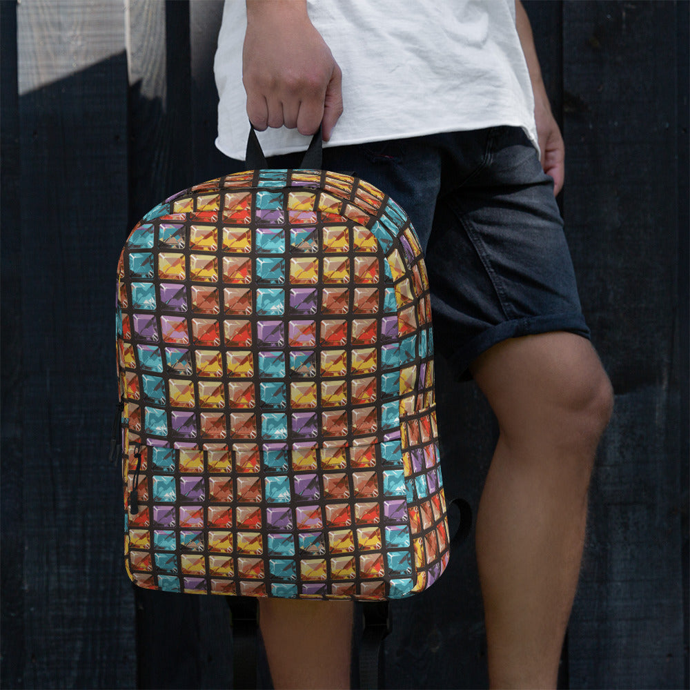 Diamond grid game Backpack