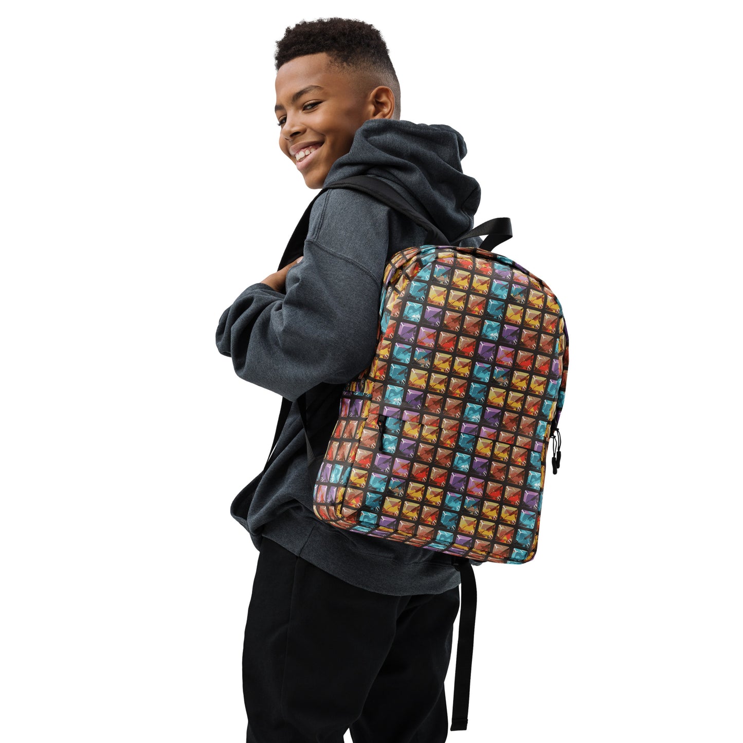 Diamond grid game Backpack