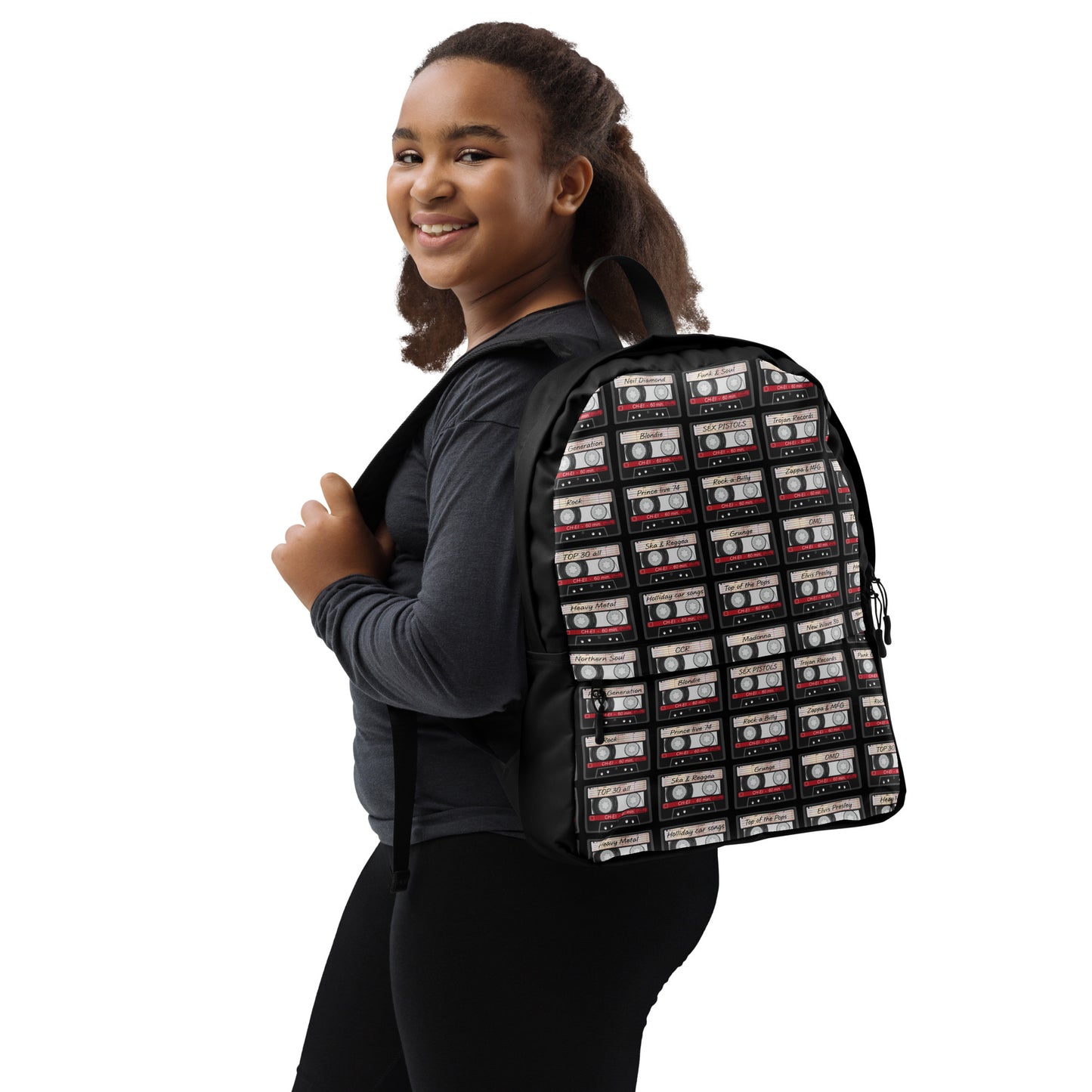 Music Cassette Backpack