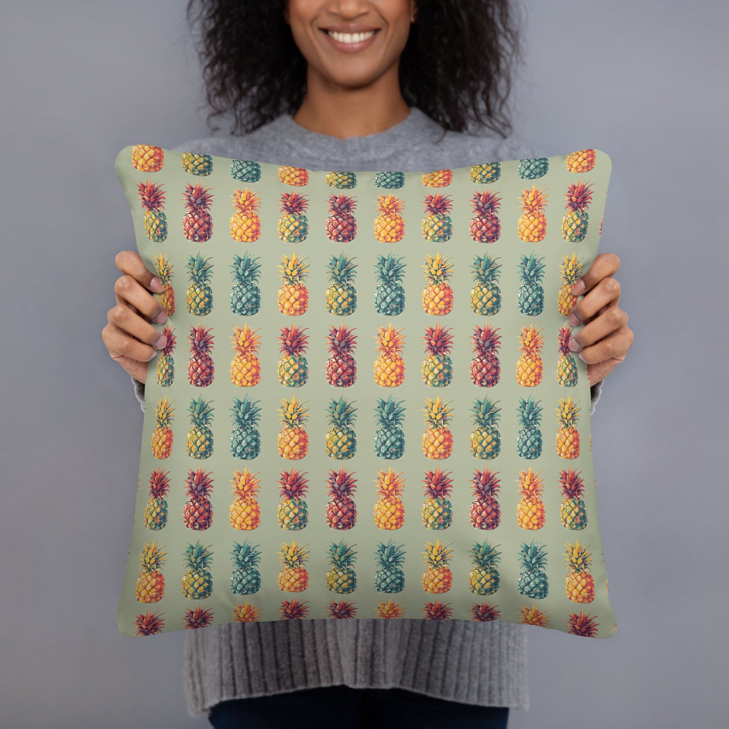 colores ananas Basic Pillow