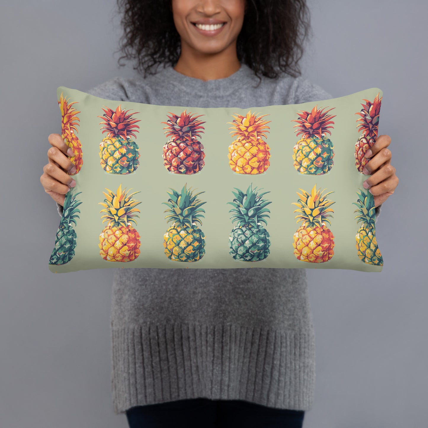 colores ananas Basic Pillow