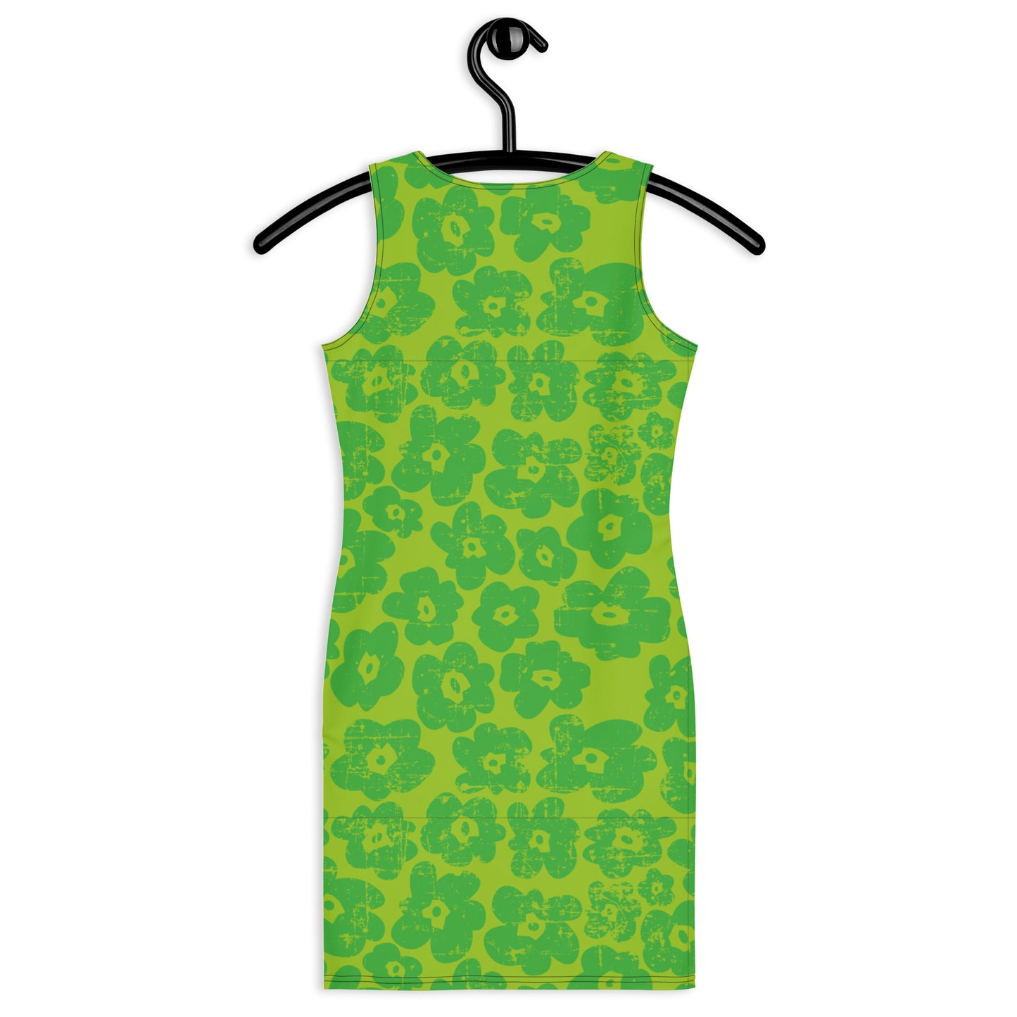 Green Flower Bodycon dress