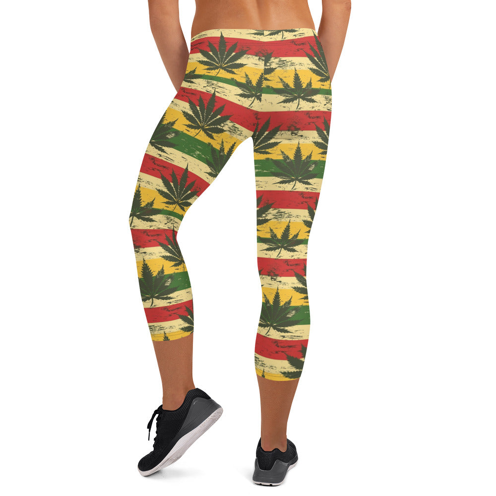 jamafrican crew Capri Leggings