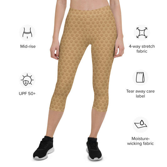 Pet Pawns Capri Leggings