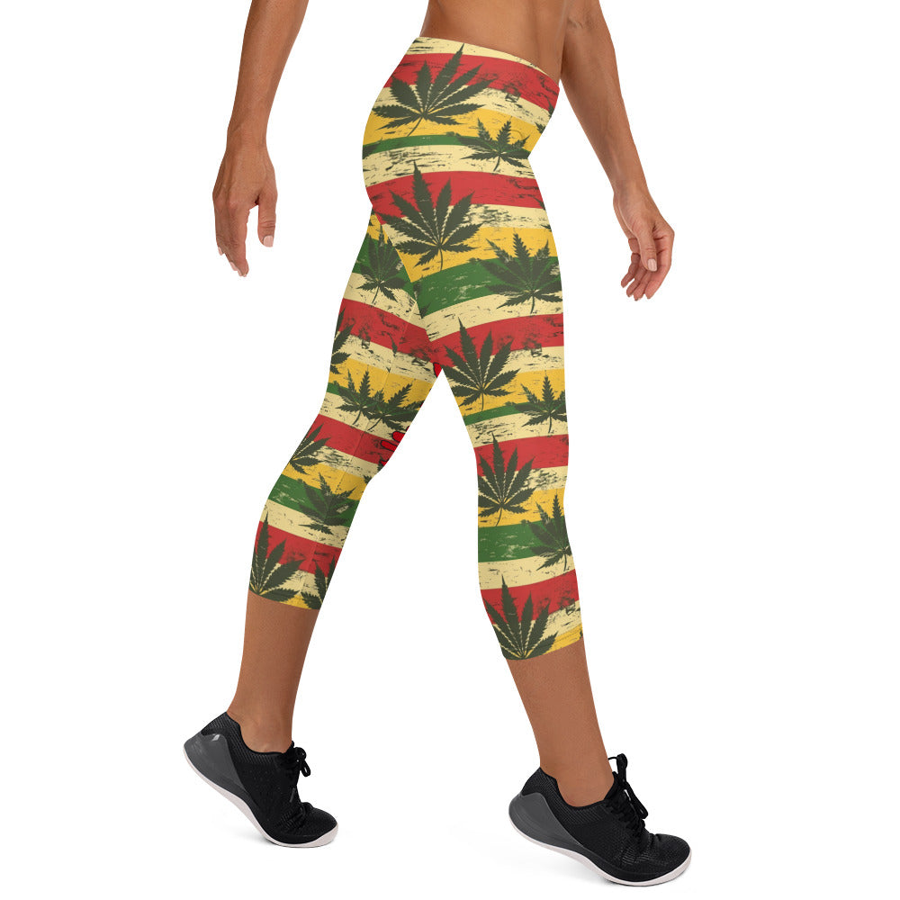 jamafrican crew Capri Leggings