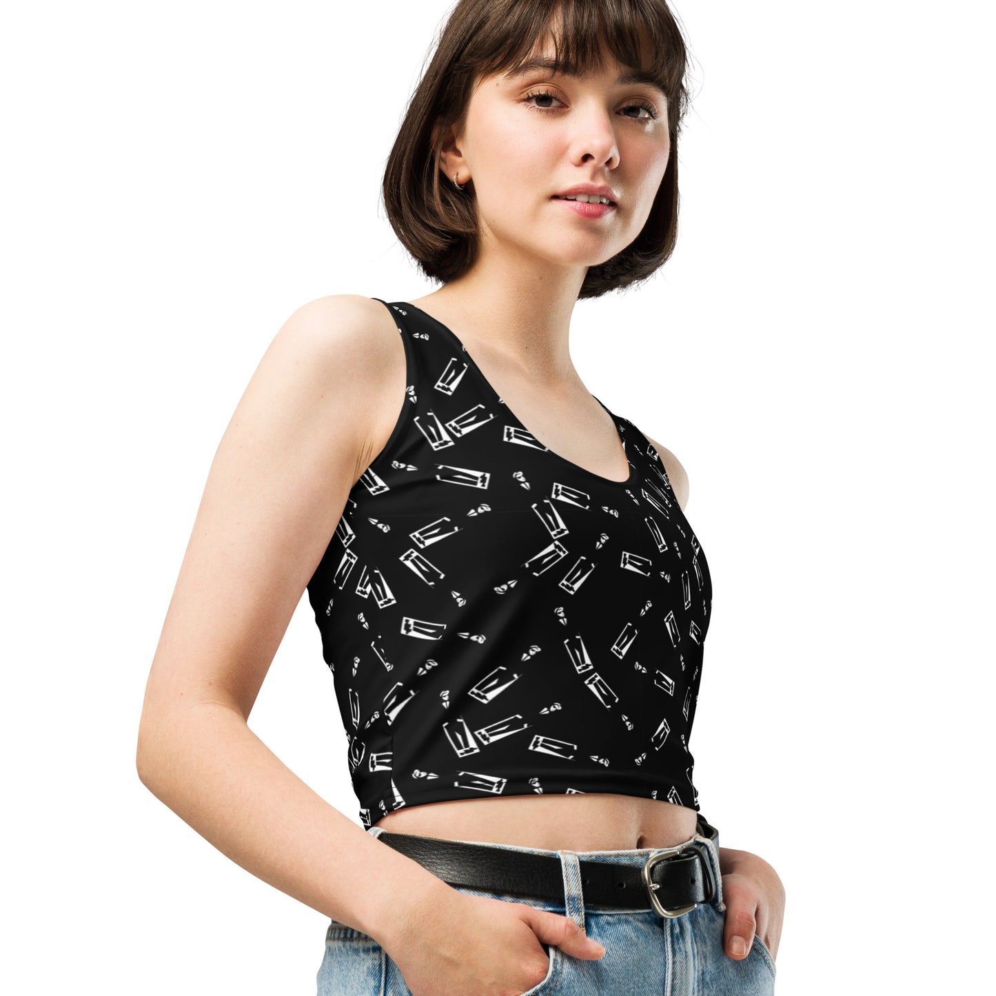 Ska icon Crop Top