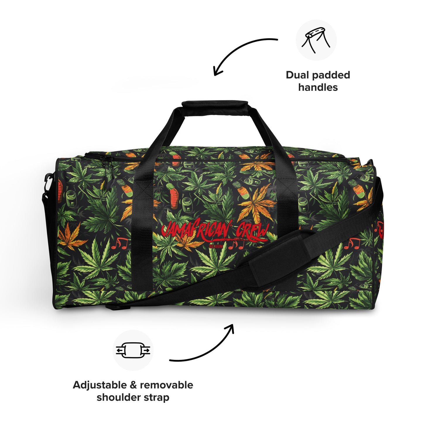 jamafrican crew Duffle bag