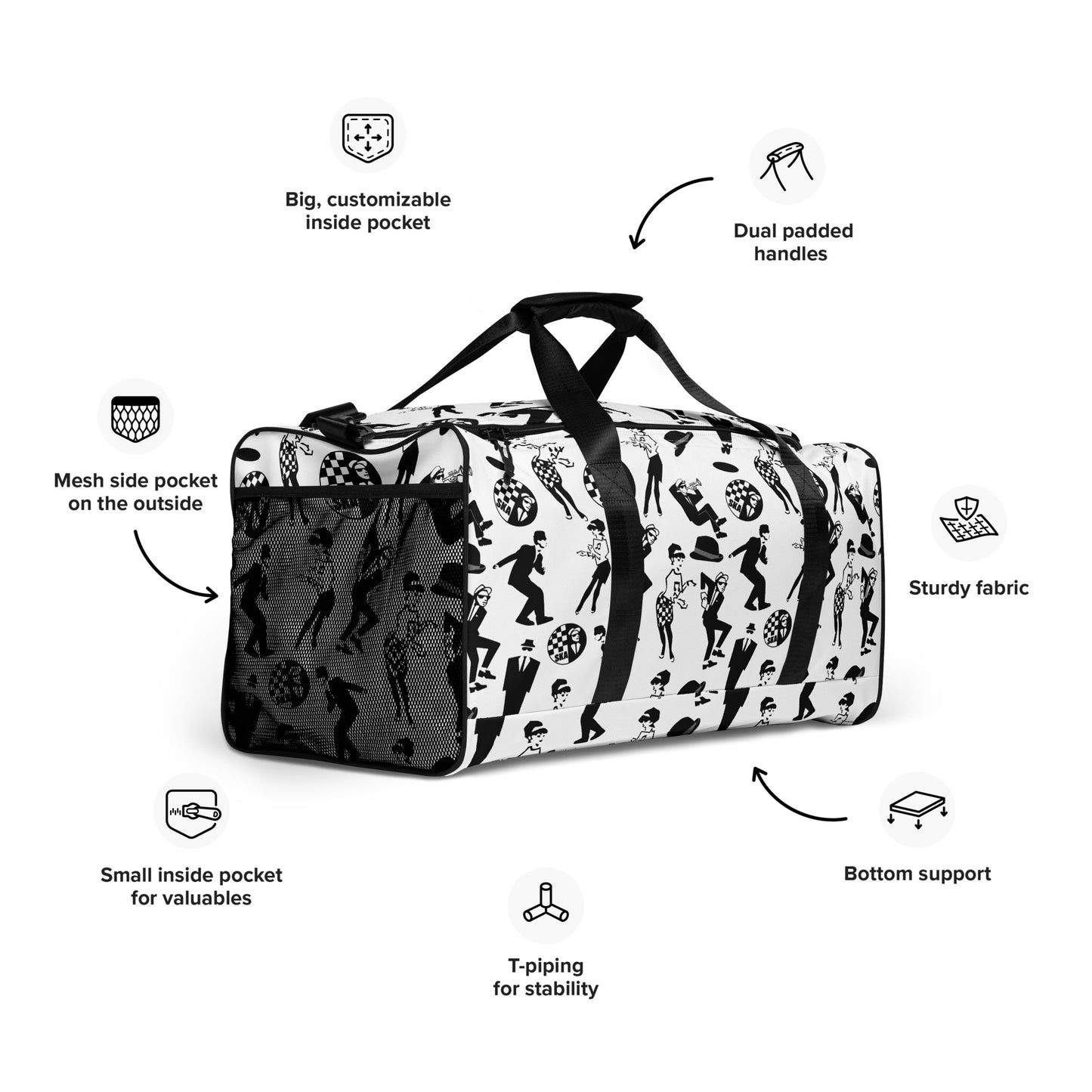 Ska 2 Tone Duffle bag