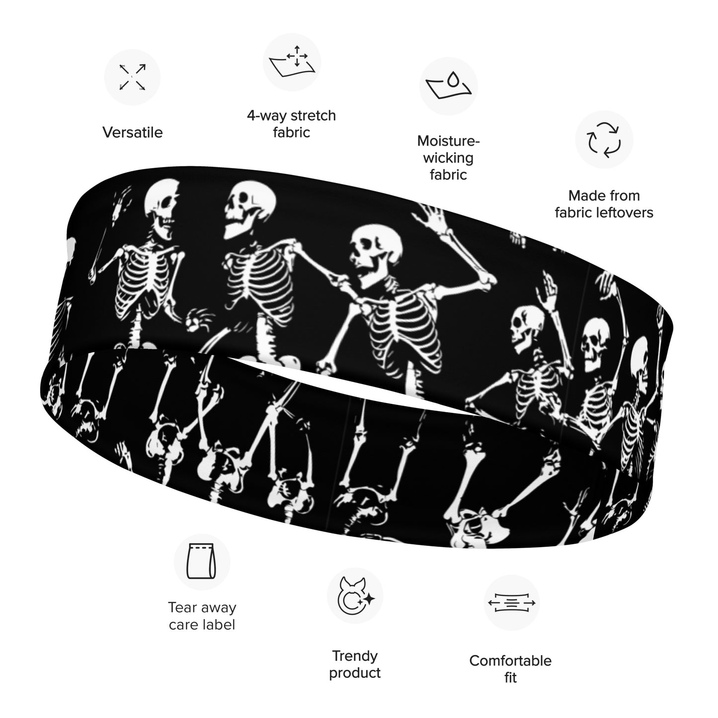 Skeleton disco Headband