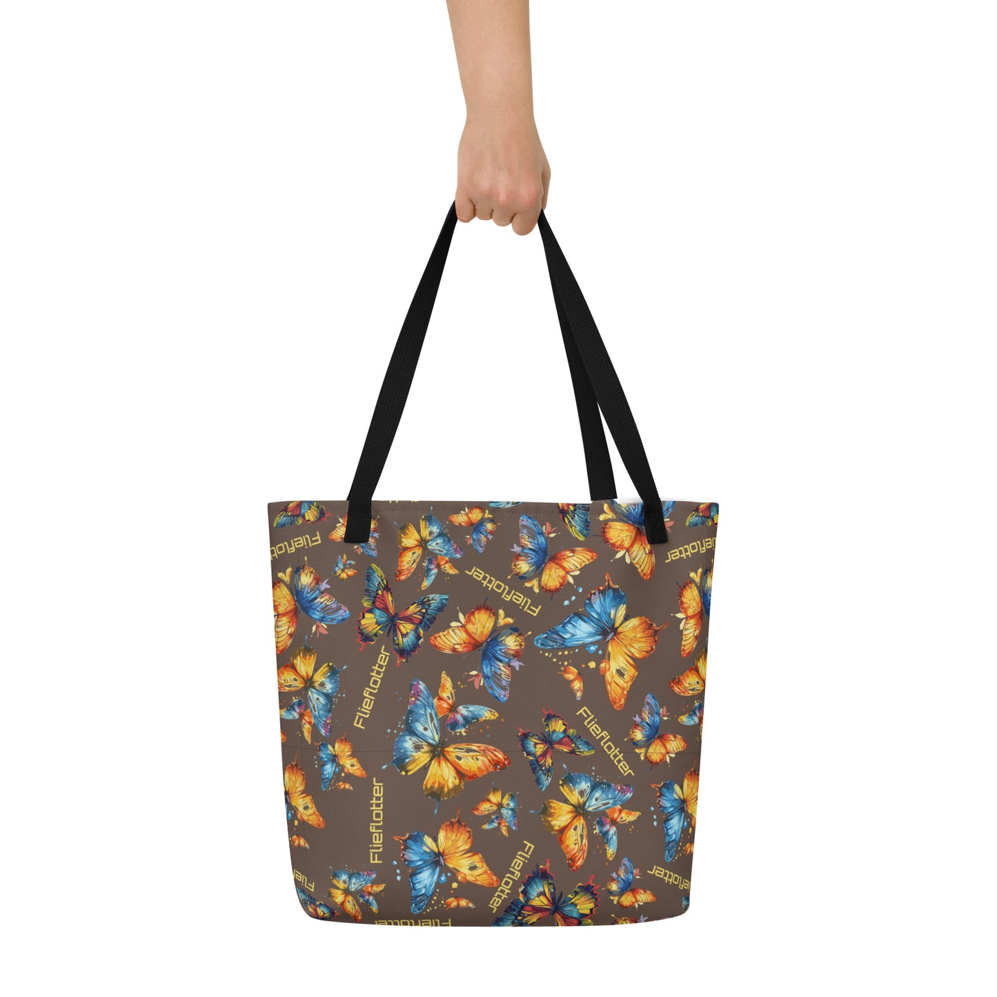 flieflotter butterfly All-Over Print Large Tote Bag