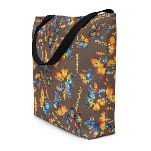 flieflotter butterfly All-Over Print Large Tote Bag