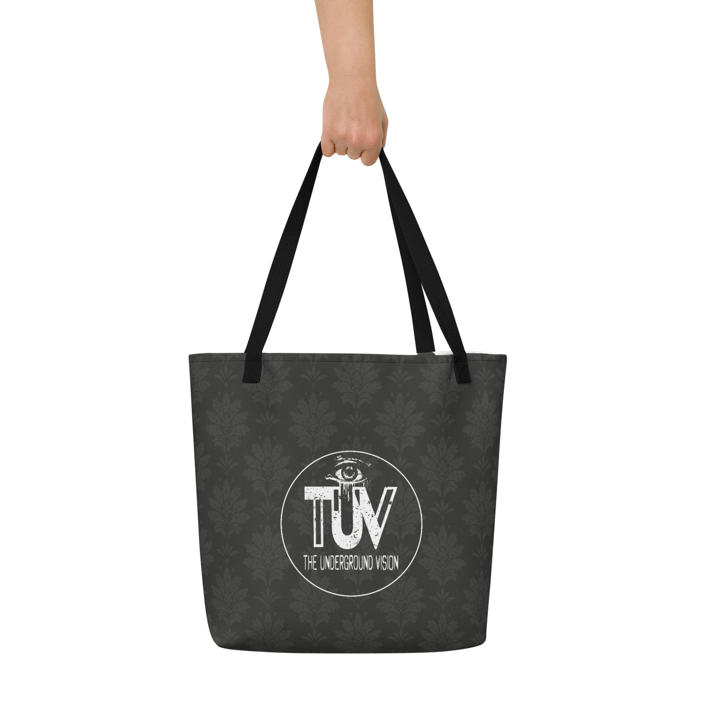 TUV the underground vision All-Over Print Large Tote Bag