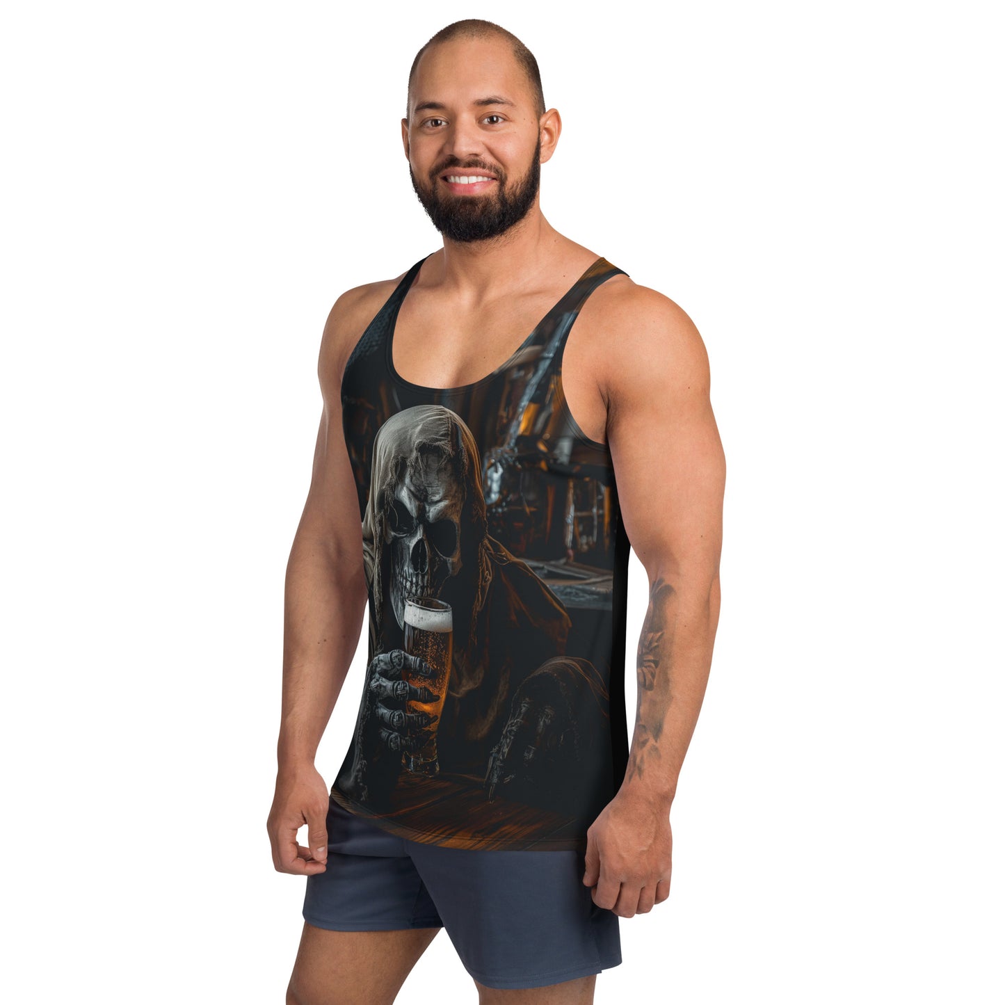 Dead with Beer Unisex Tank Top