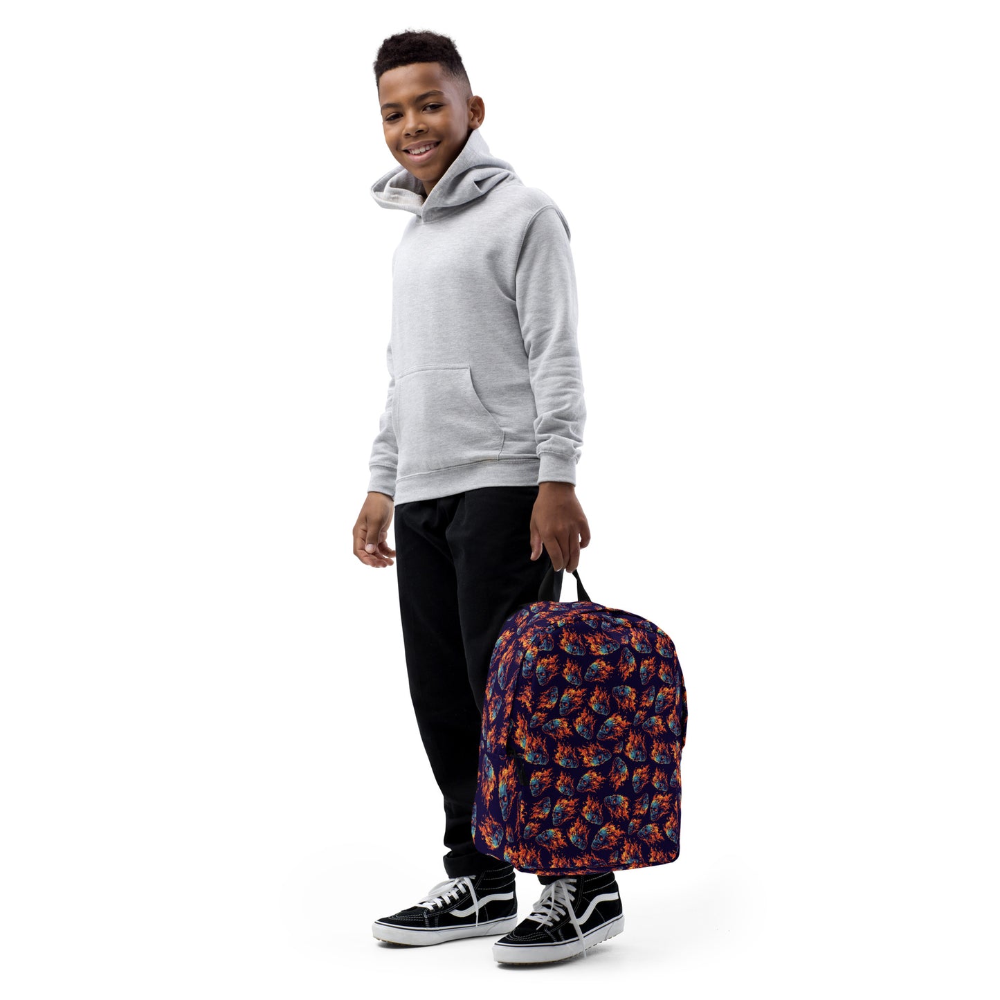 fire skulls Minimalist Backpack