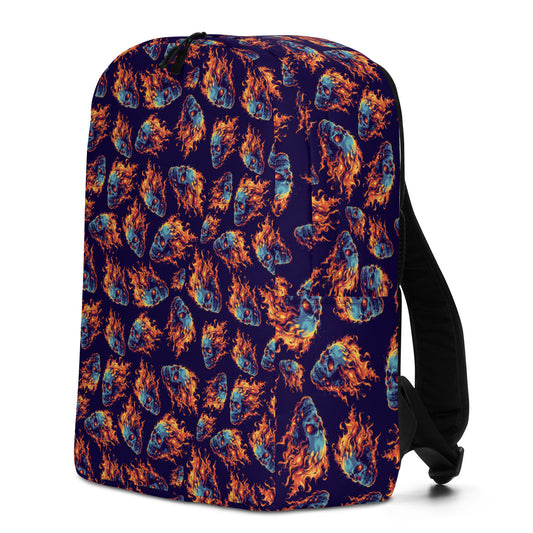 fire skulls Minimalist Backpack