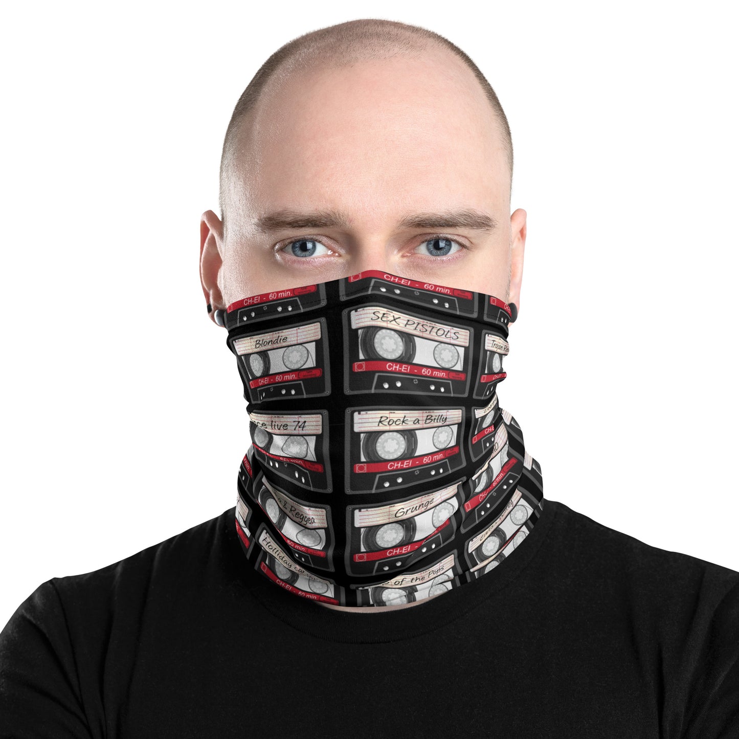 Music Cassette Neck Gaiter