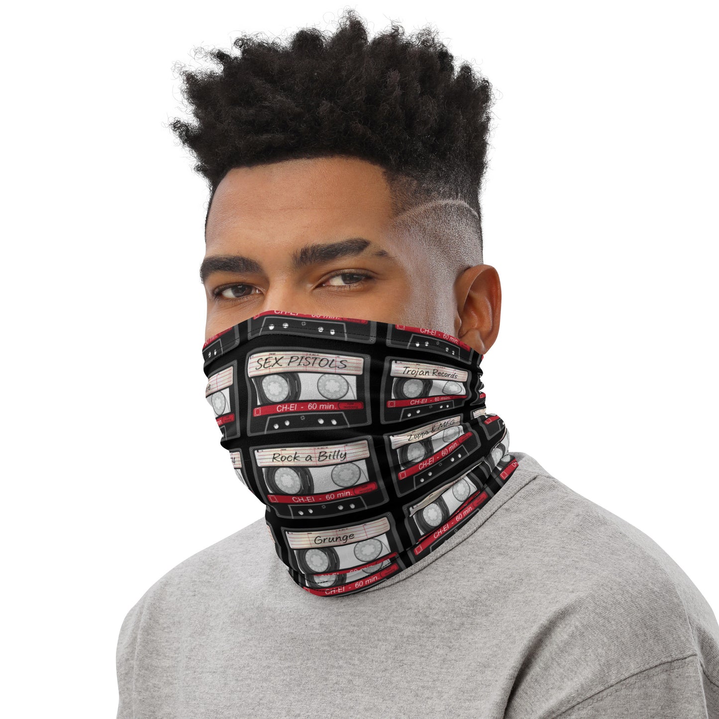 Music Cassette Neck Gaiter