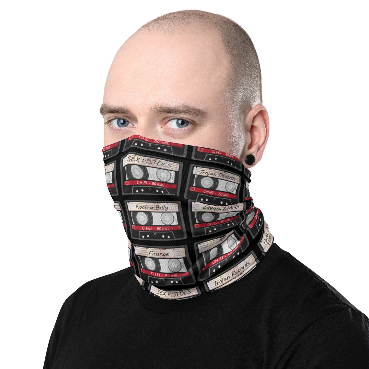 Music Cassette Neck Gaiter