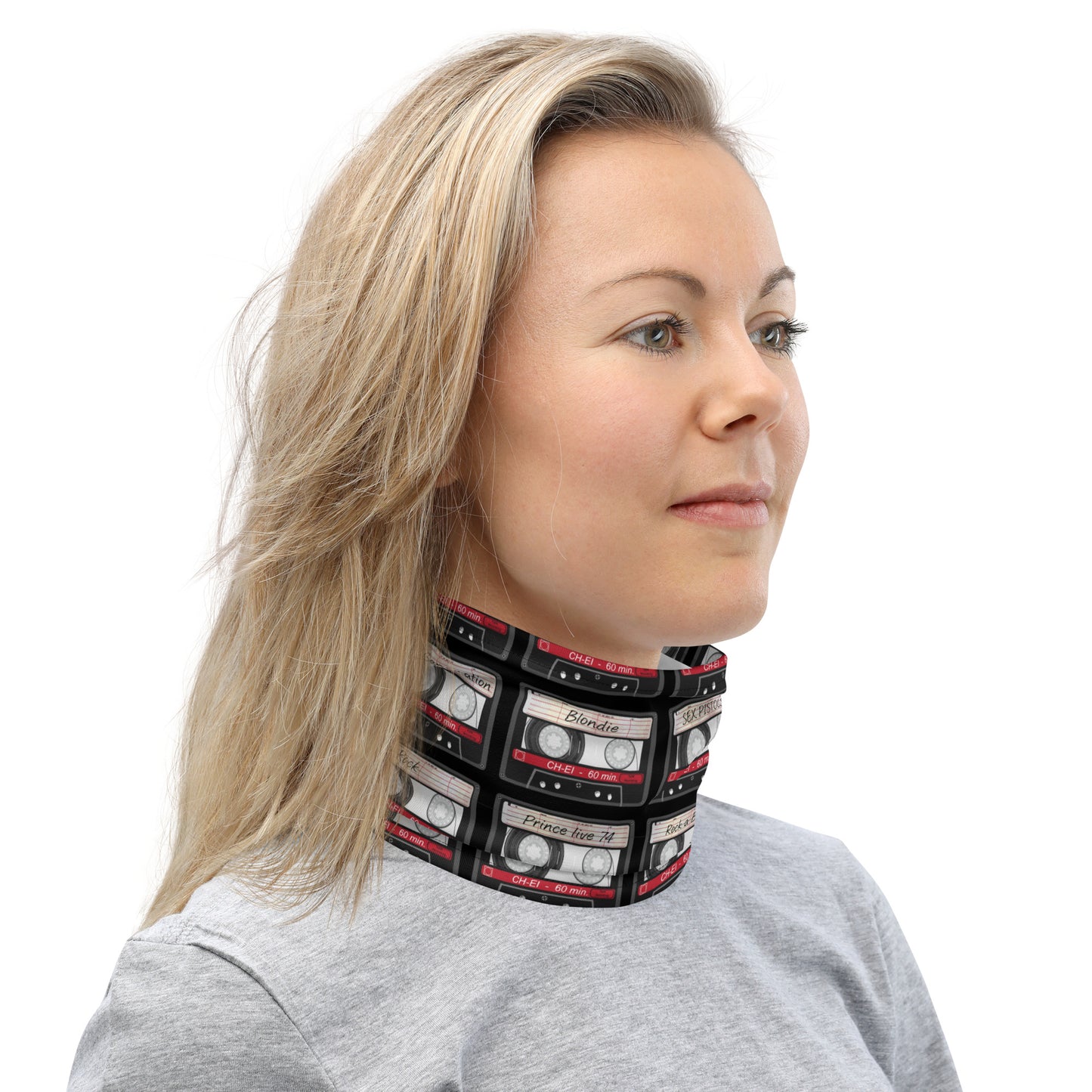 Music Cassette Neck Gaiter