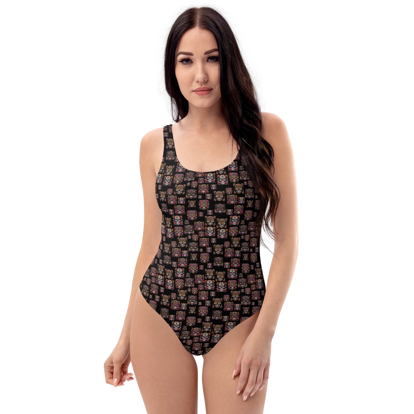 sugar skull One-Piece Swimsuit