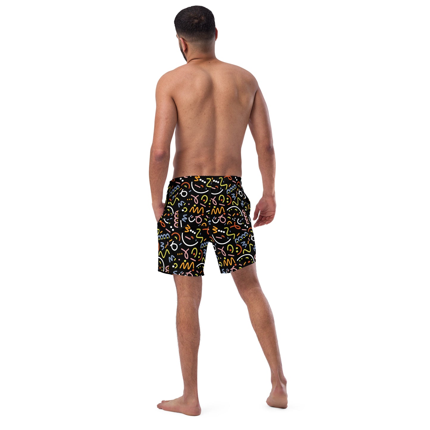 Balls and stripes Men's swim trunks