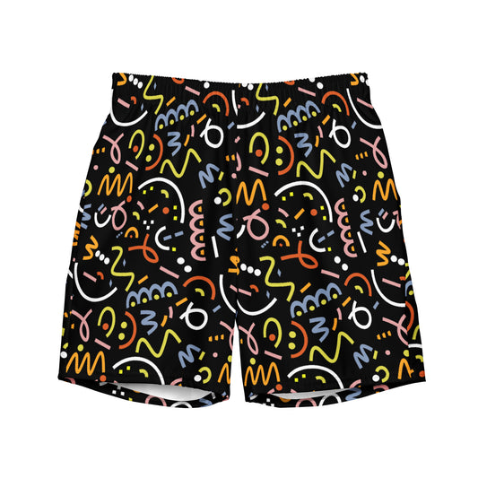 Balls and stripes Men's swim trunks