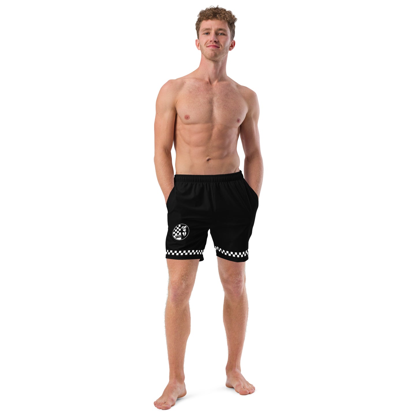 2 tone Ska Men's swim trunks