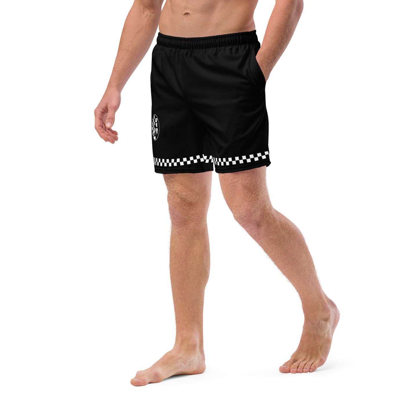 2 tone Ska Men's swim trunks