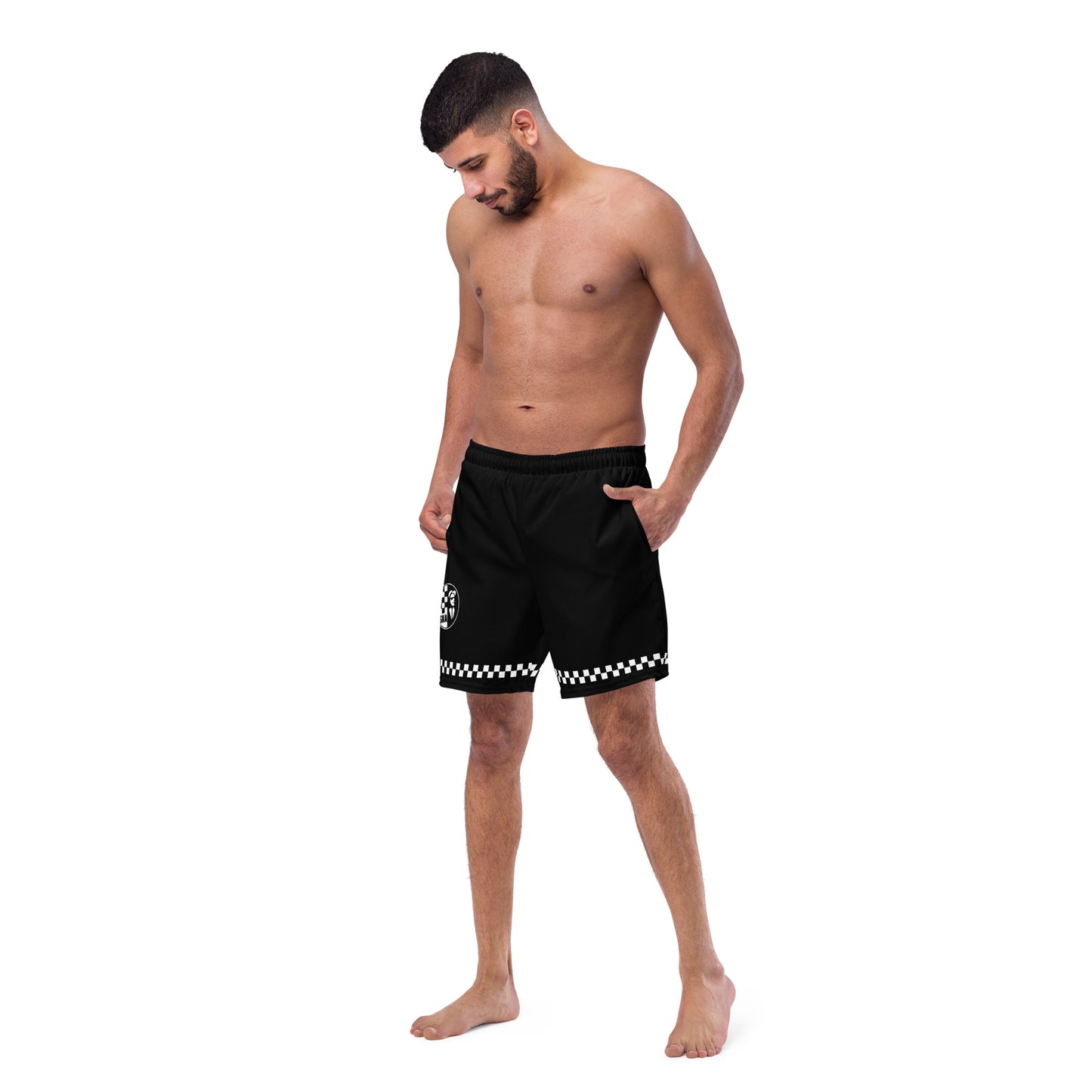 2 tone Ska Men's swim trunks