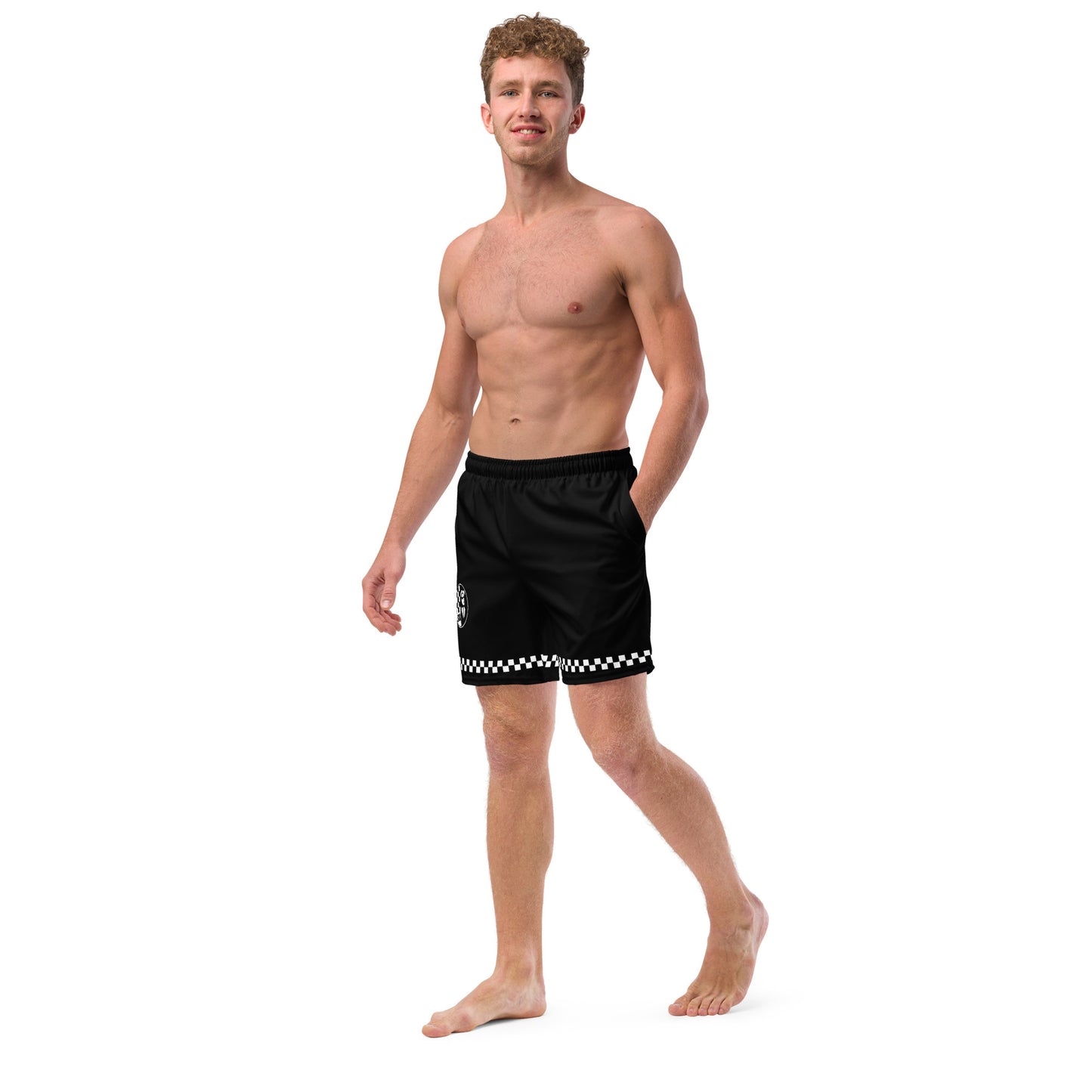 2 tone Ska Men's swim trunks