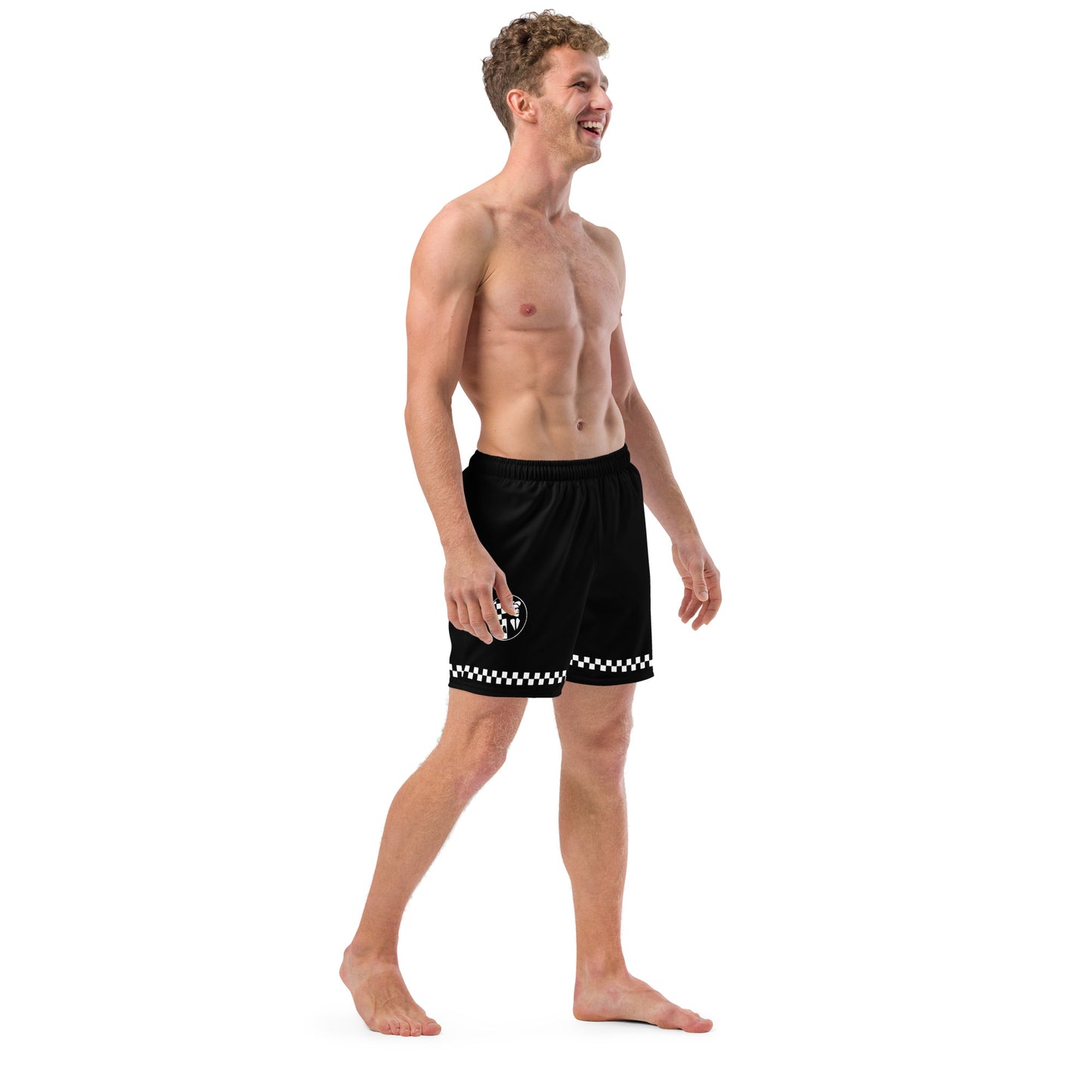 2 tone Ska Men's swim trunks