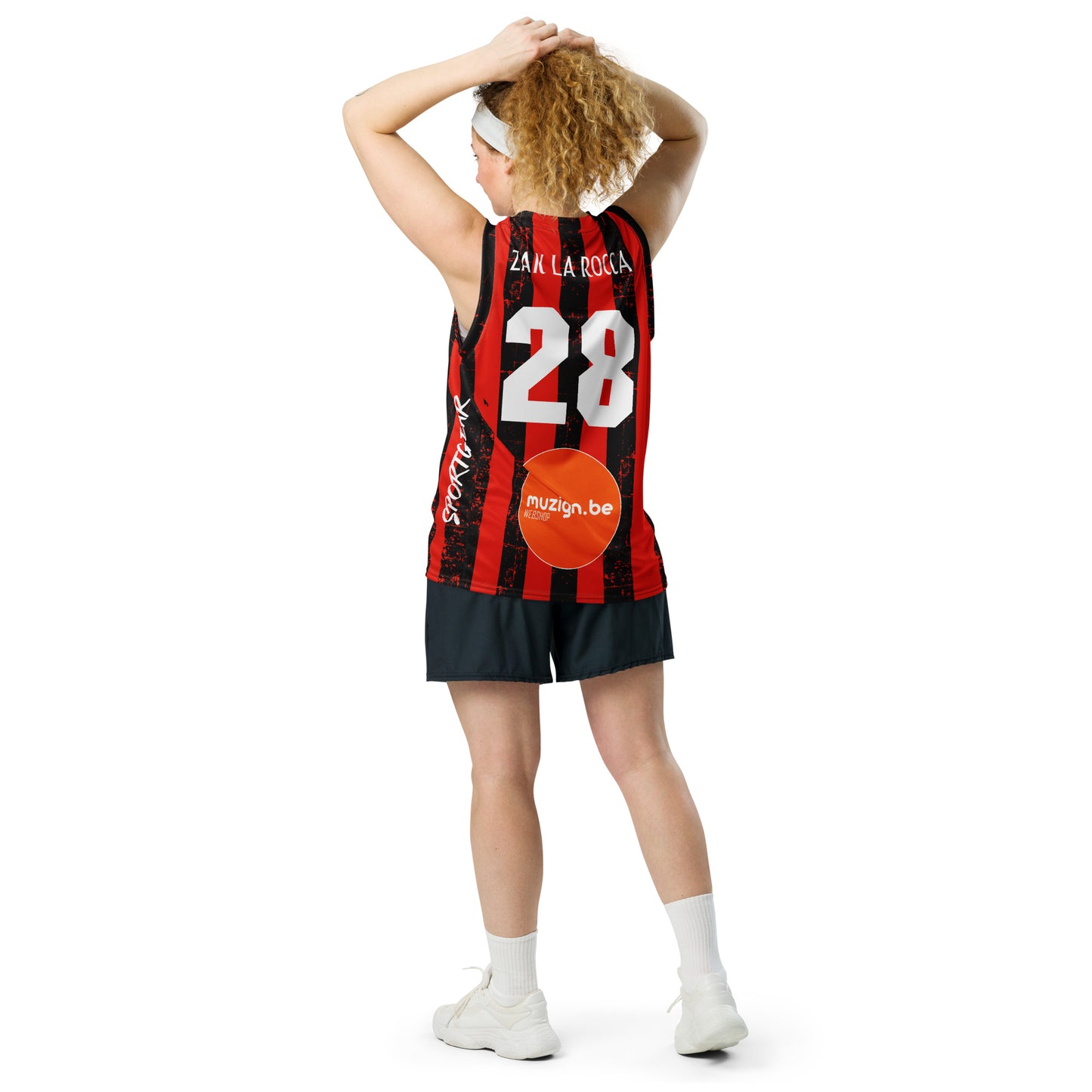 muzign sportgear Recycled unisex basketball jersey