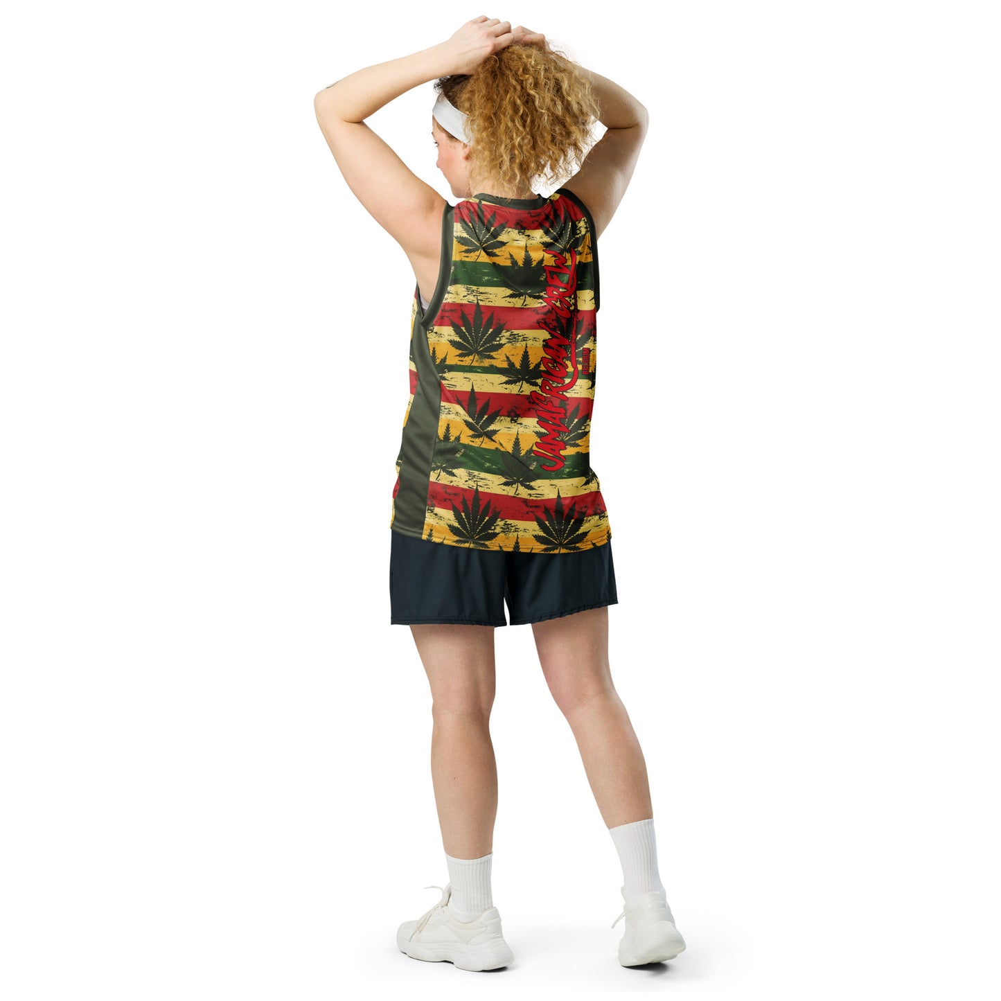 Jamafrican crew Recycled unisex basketball jersey