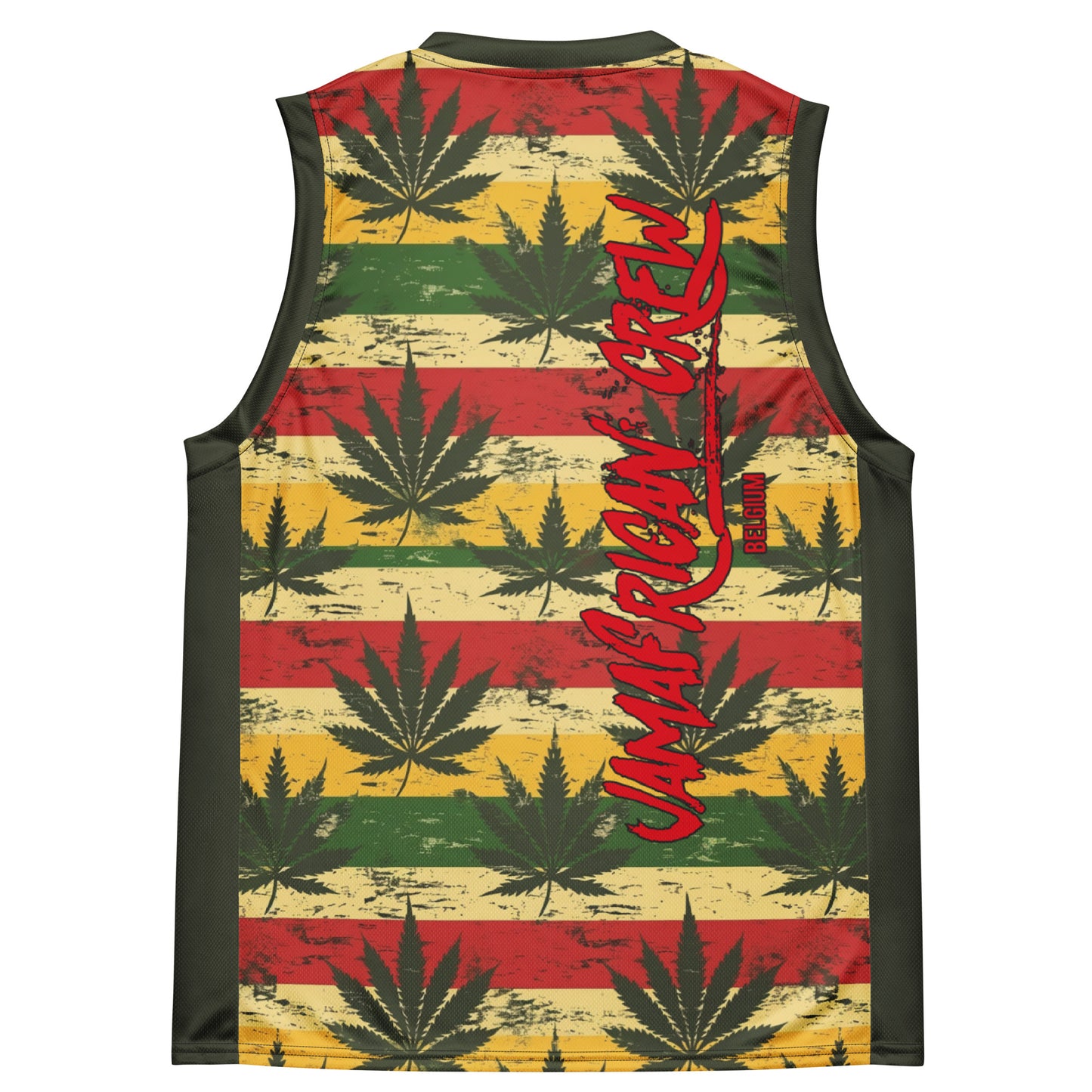 Jamafrican crew Recycled unisex basketball jersey