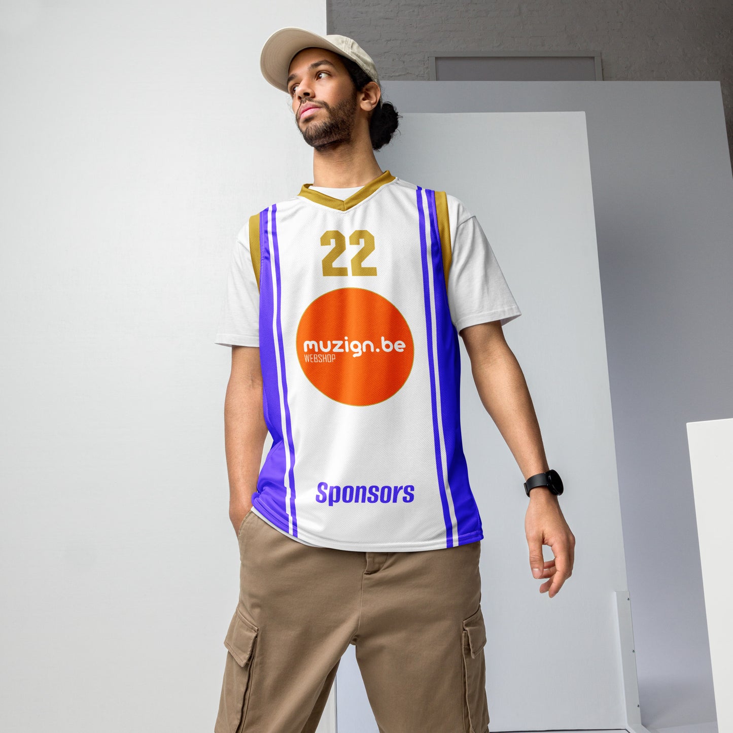 Muzign sportgear Recycled unisex basketball jersey