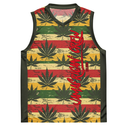 Jamafrican crew Recycled unisex basketball jersey