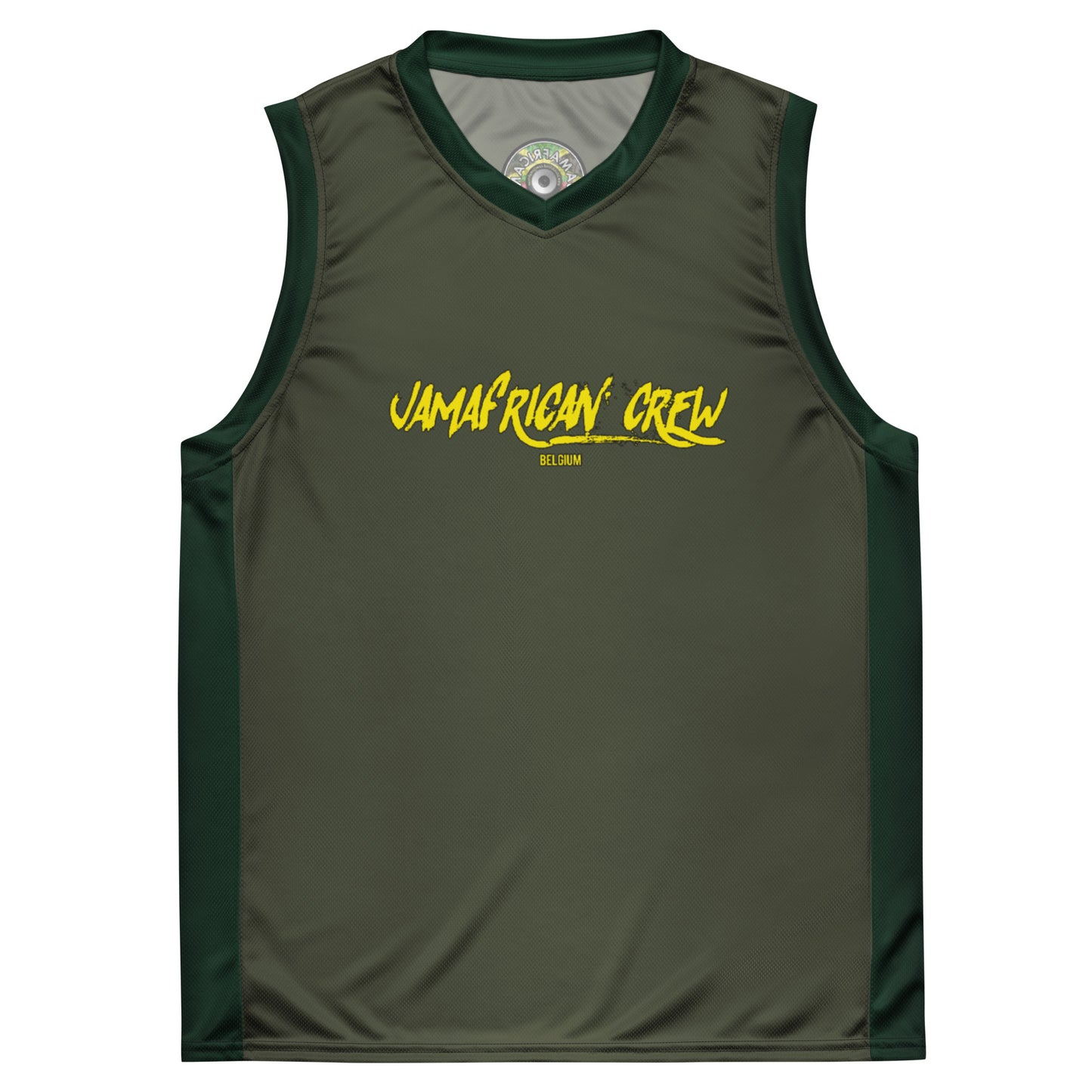 jamafrican crew Recycled unisex basketball jersey