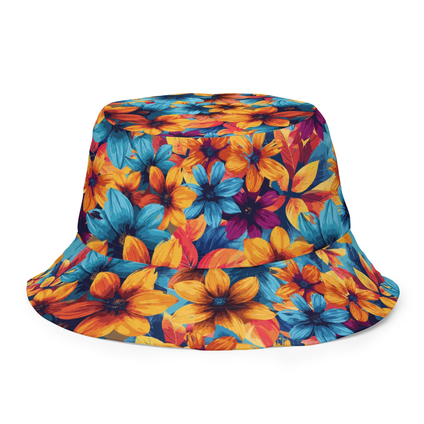 Flower Power Reversible bucket hat