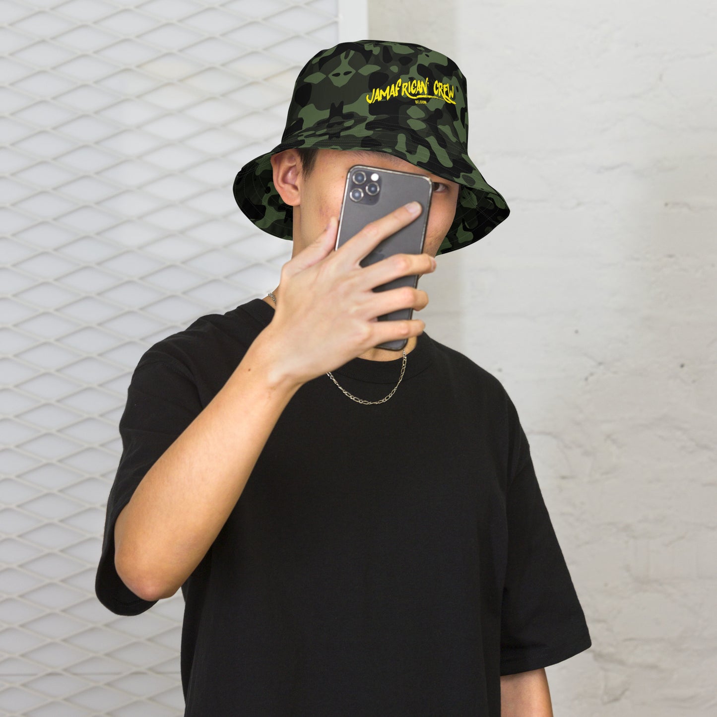 jamafrican crew Reversible bucket hat