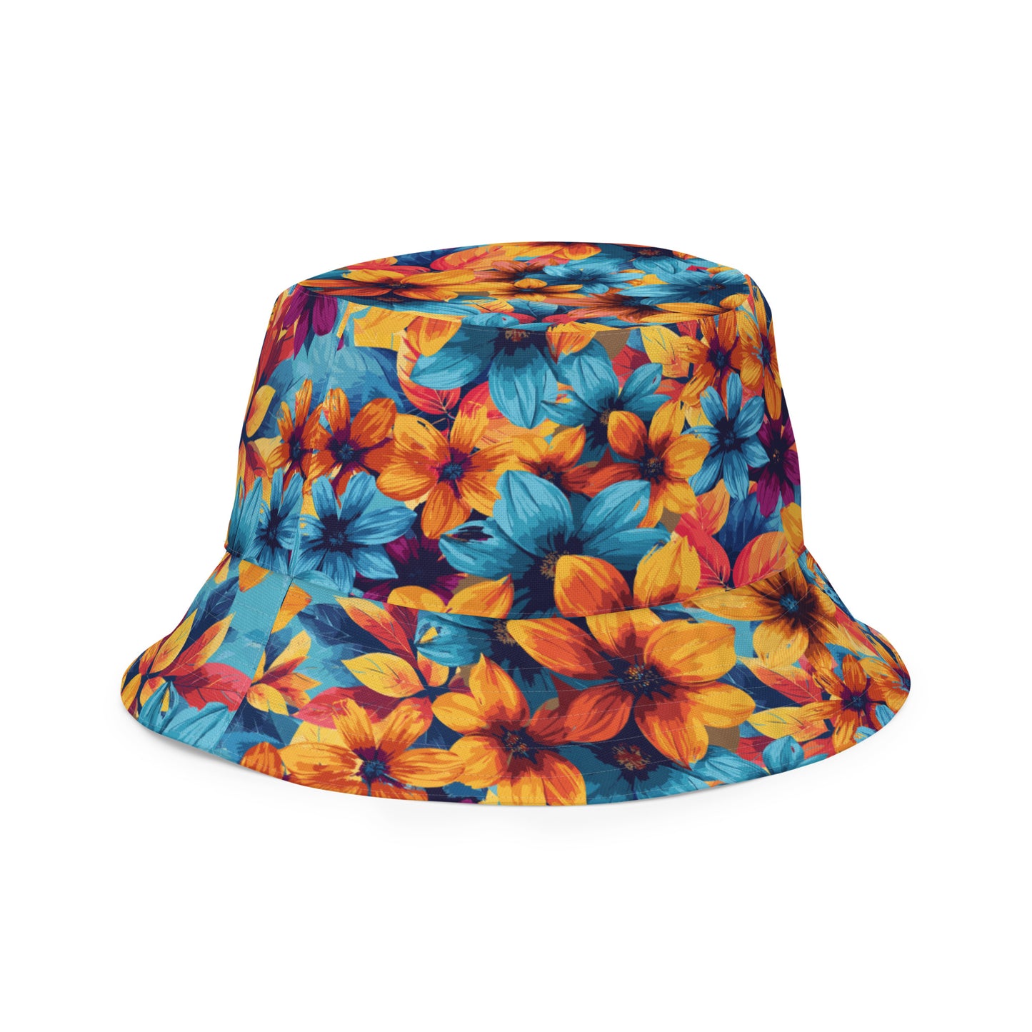 Flower Power Reversible bucket hat